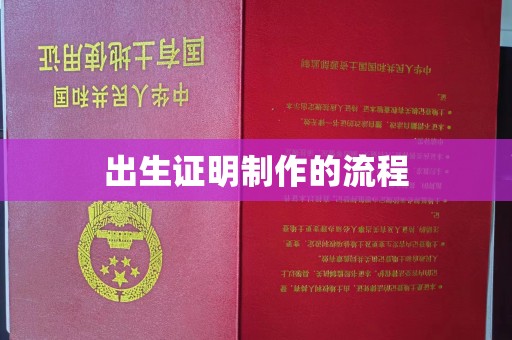 密山出生证明制作的流程