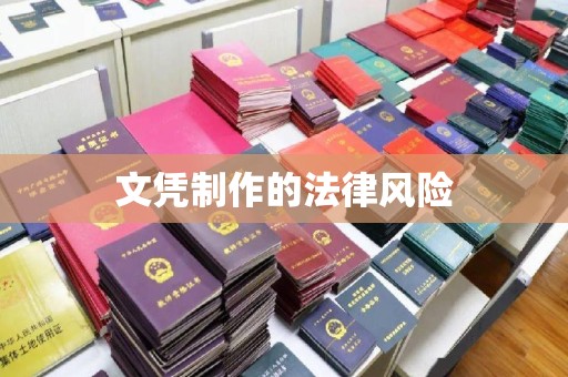 横山文凭制作的法律风险